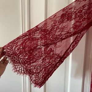 Forever 21 Red Lace Robe